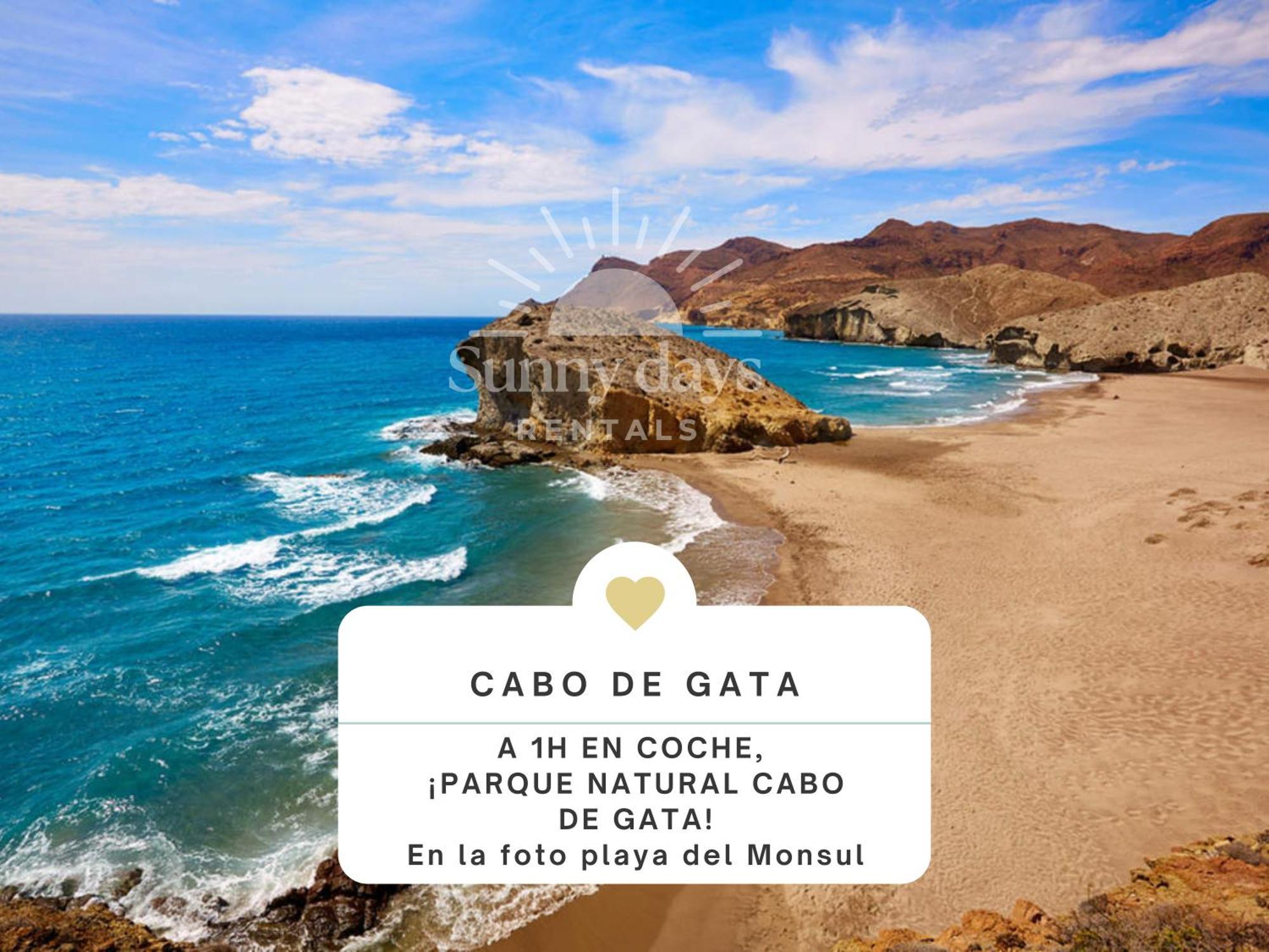 Acogedor Apartamento A 30 Metros De La Playa - Wifi - Smarttv Almería Eksteriør bilde